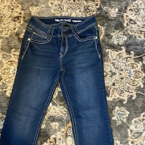 Detailed authentic denim boot cut jeans